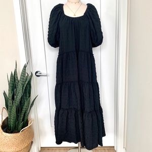 NWT Zara midi puff sleeve Madison dress